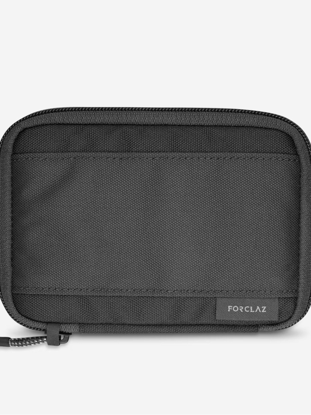 Forclaz Compact Travel Wallet, Travel Organizer- Black